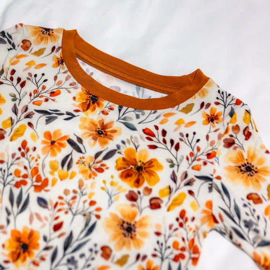 FALL FLORAL 2 PIECE SET