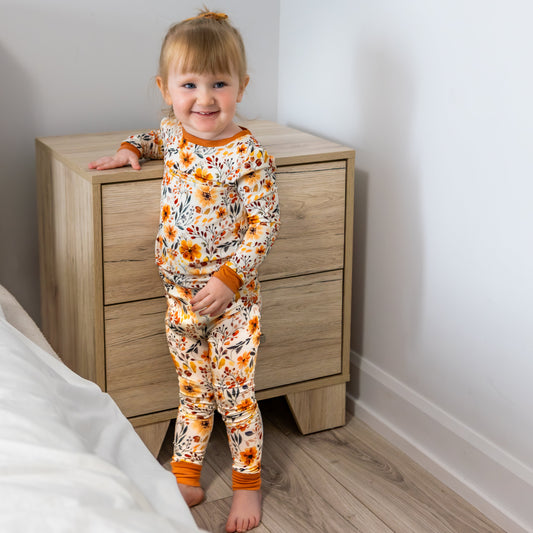 FALL FLORAL 2 PIECE SET