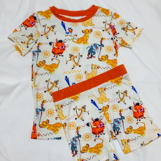 SUNRISE SAFARI SHORTS SET