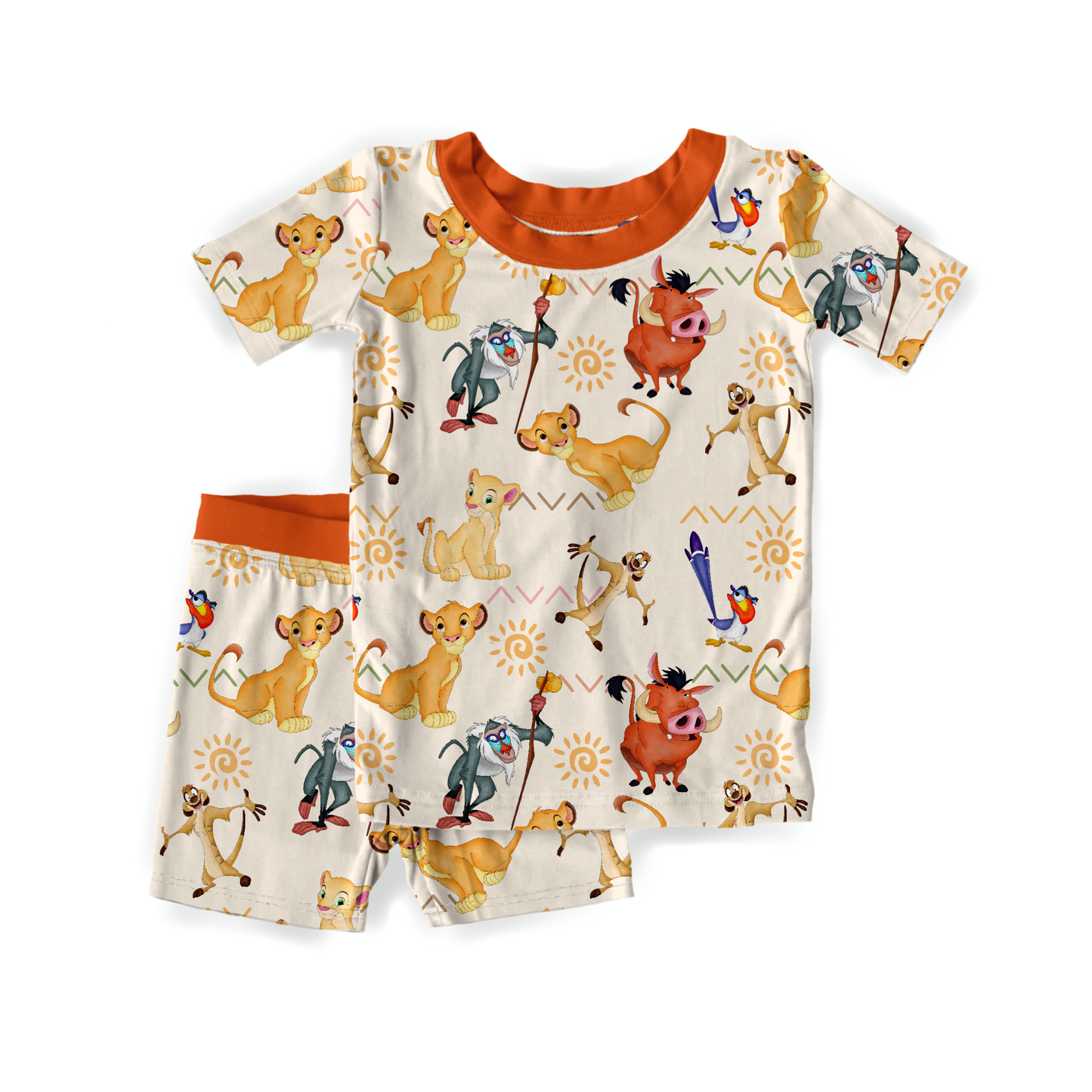 SUNRISE SAFARI SHORTS SET (PRE-ORDER)