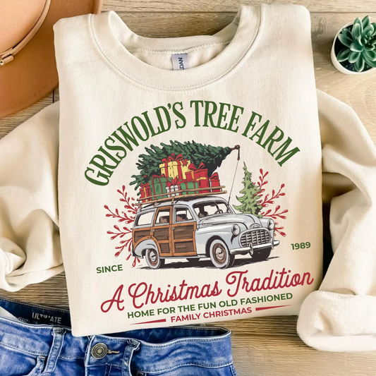TREE FARM CREWNECK SWEATSHIRT